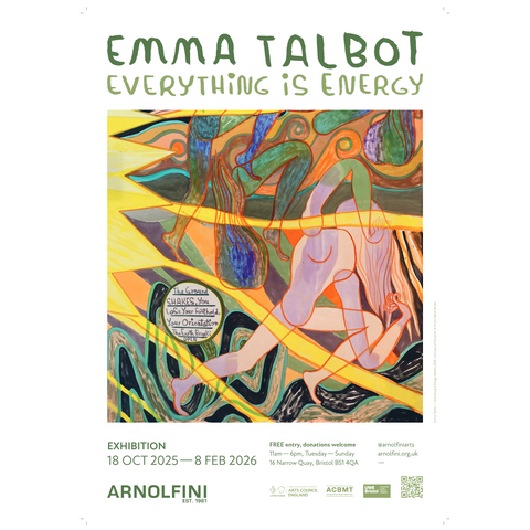 Emma Talbot: Everything is Energy Exhibition Poster