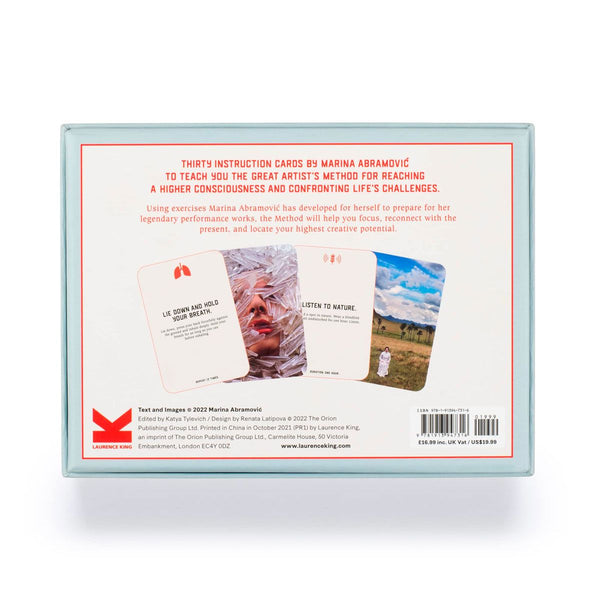 The Marina Abramović Method: Instruction Cards to Reboot Your Life - Arnolfini Bookshop