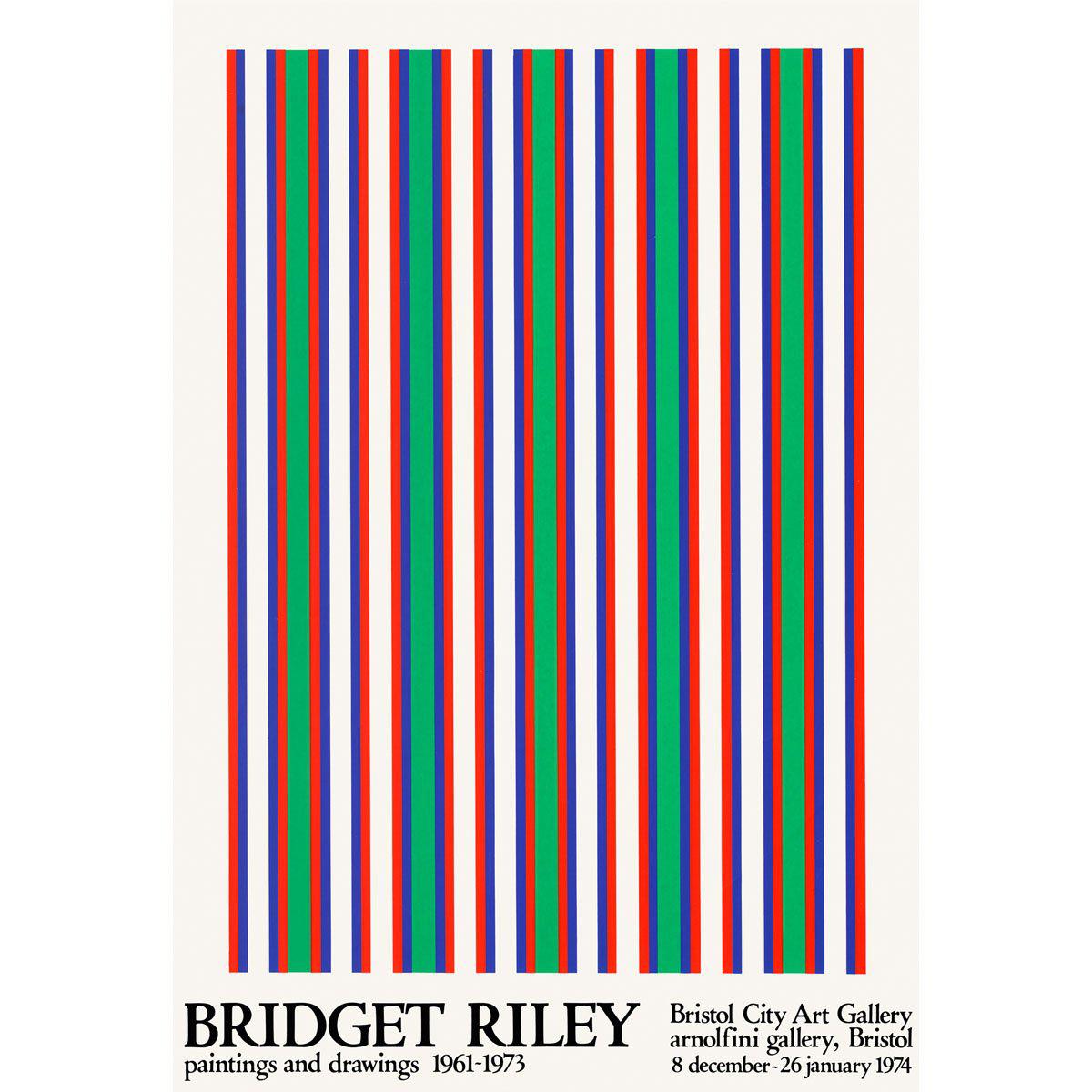 Bridget Riley Poster