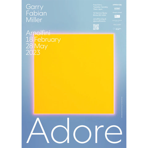 Copy of Garry Fabian Miller: Adore Exhibition Poster - Darkroom, The Yellow We Made