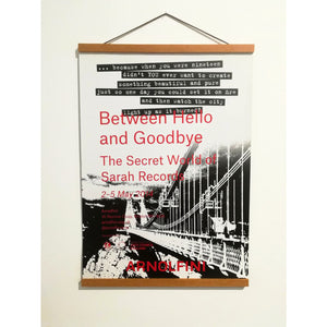 Between Hello and Goodbye - Sarah Records Original Archive Poster - Arnolfini Bookshop